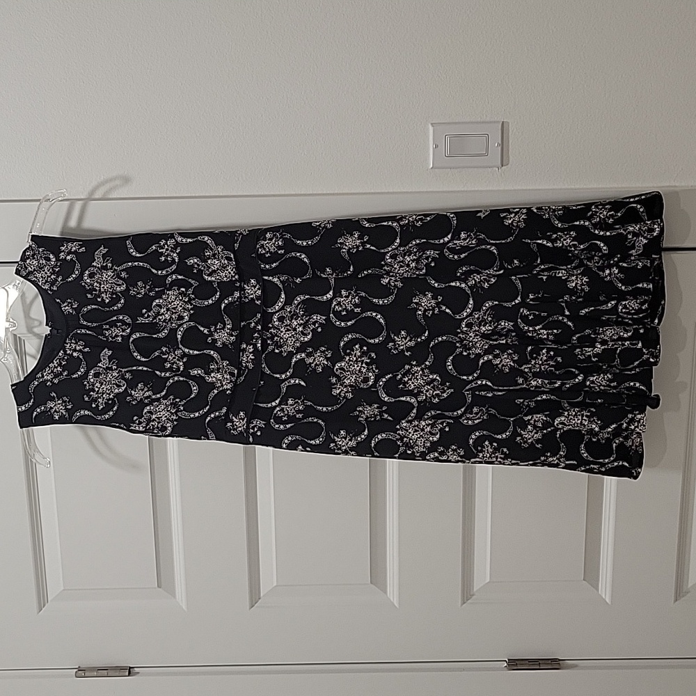 Talbots Petite Flouncy Hem Midi Dress | Size 2P | EUC